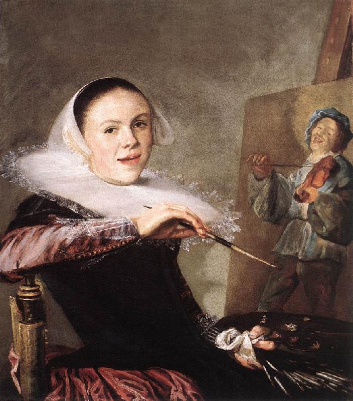 LEYSTER, Judith Self-Portrait gu68 oil painting picture